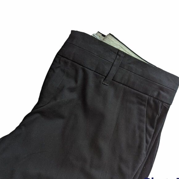 NWT Women's Crown & Ivy Black Pleated Straight Leg Dress Pants, Size 8 P - Picture 7 of 8